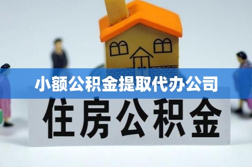 资金小额公积金提取代办公司