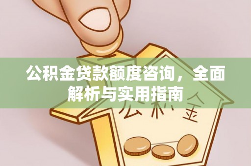 资金公积金贷款额度咨询，全面解析与实用指南