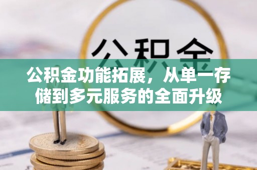 资金公积金功能拓展，从单一存储到多元服务的全面升级