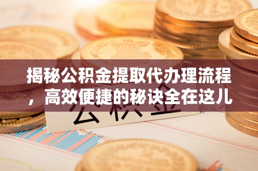 资金揭秘公积金提取代办理流程，高效便捷的秘诀全在这儿