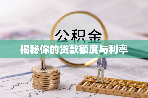 资金揭秘你的贷款额度与利率
