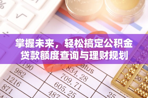 资金掌握未来，轻松搞定公积金贷款额度查询与理财规划