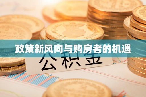 资金政策新风向与购房者的机遇