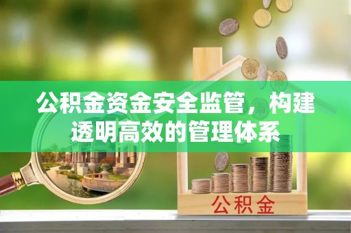 资金公积金资金安全监管，构建透明高效的管理体系