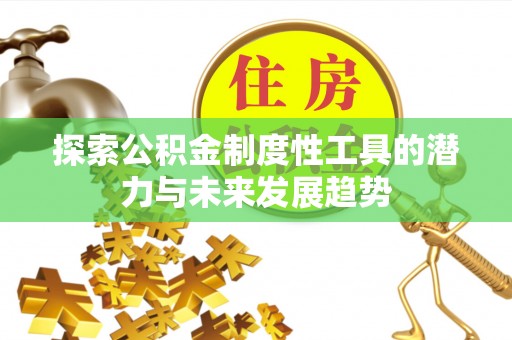 资金探索公积金制度性工具的潜力与未来发展趋势