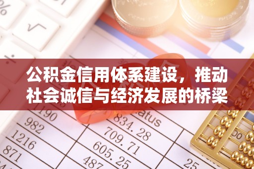 资金公积金信用体系建设，推动社会诚信与经济发展的桥梁