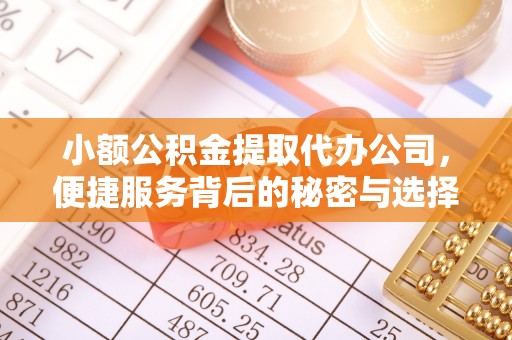 资金小额公积金提取代办公司，便捷服务背后的秘密与选择指南