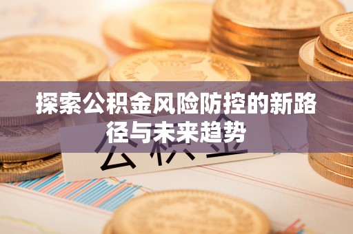资金探索公积金风险防控的新路径与未来趋势