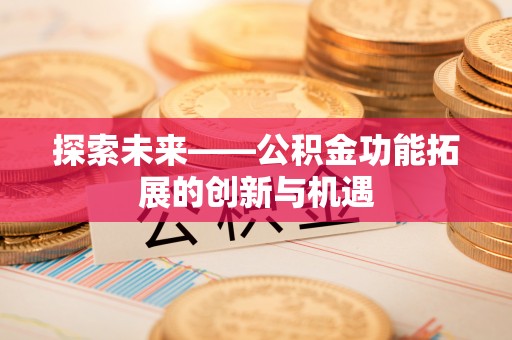 资金探索未来——公积金功能拓展的创新与机遇