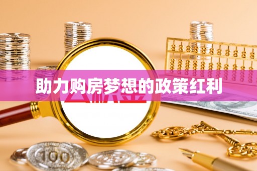 资金助力购房梦想的政策红利