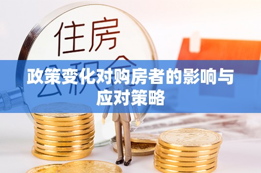 资金政策变化对购房者的影响与应对策略
