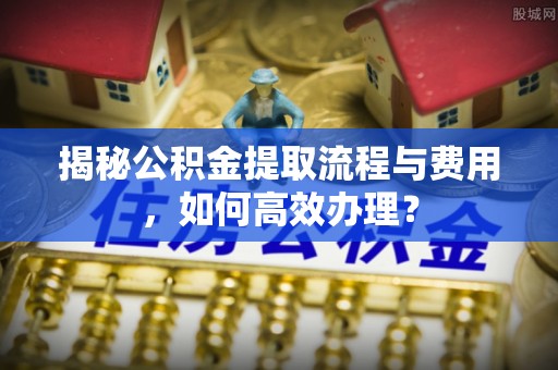 资金揭秘公积金提取流程与费用，如何高效办理？