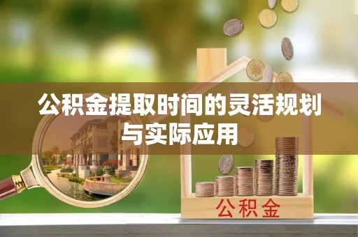 资金公积金提取时间的灵活规划与实际应用